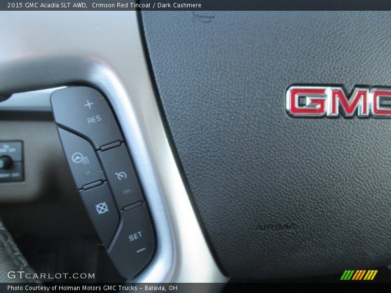 Crimson Red Tincoat / Dark Cashmere 2015 GMC Acadia SLT AWD