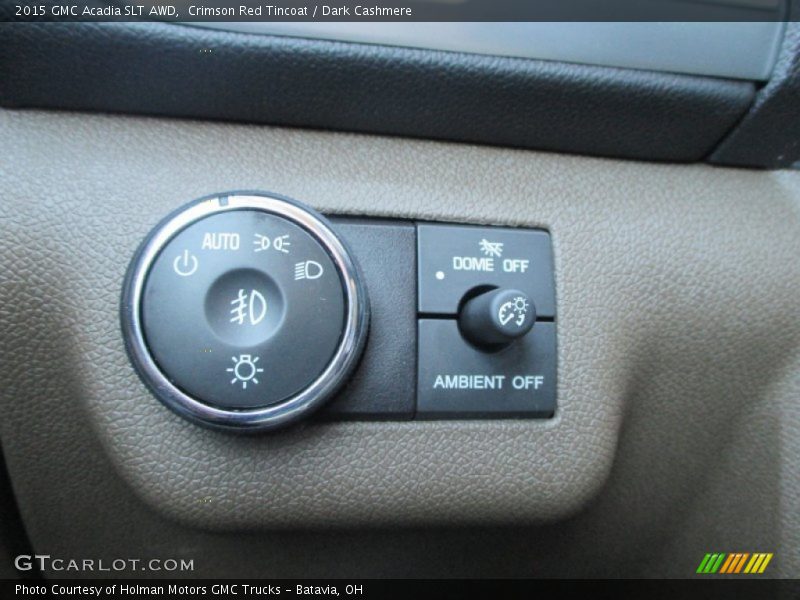 Crimson Red Tincoat / Dark Cashmere 2015 GMC Acadia SLT AWD