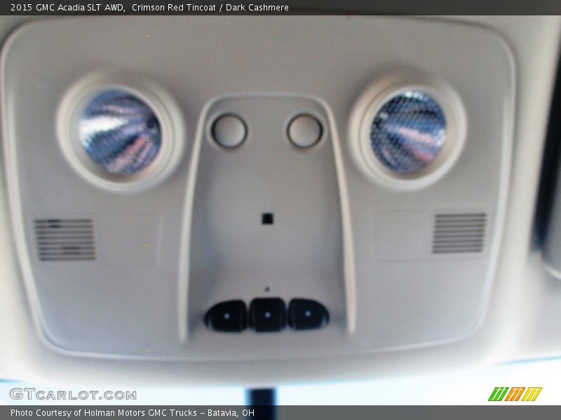 Crimson Red Tincoat / Dark Cashmere 2015 GMC Acadia SLT AWD