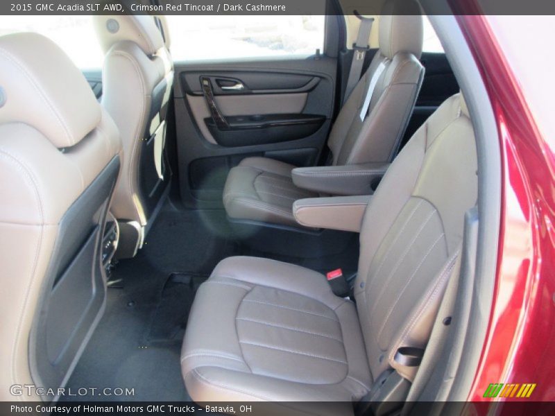 Crimson Red Tincoat / Dark Cashmere 2015 GMC Acadia SLT AWD