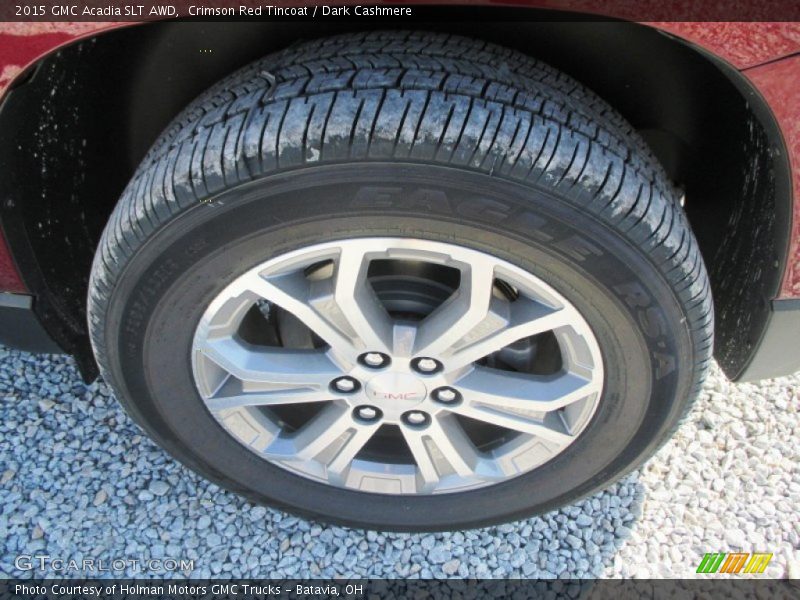 Crimson Red Tincoat / Dark Cashmere 2015 GMC Acadia SLT AWD