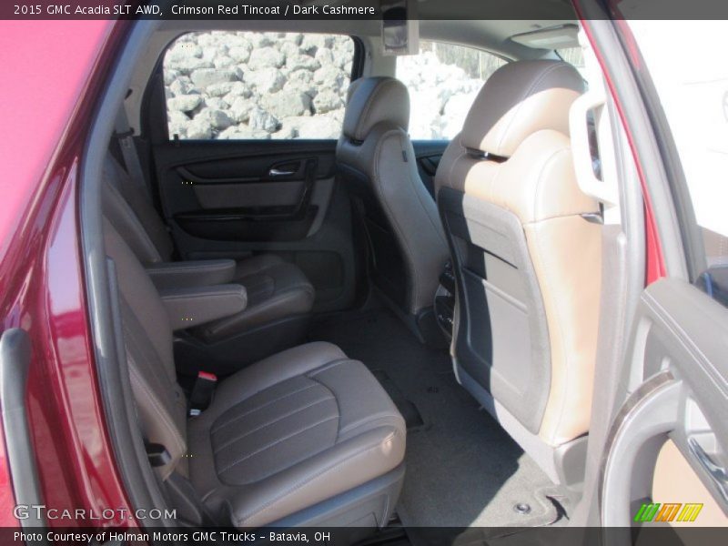 Crimson Red Tincoat / Dark Cashmere 2015 GMC Acadia SLT AWD