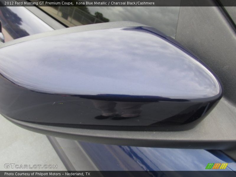Kona Blue Metallic / Charcoal Black/Cashmere 2012 Ford Mustang GT Premium Coupe