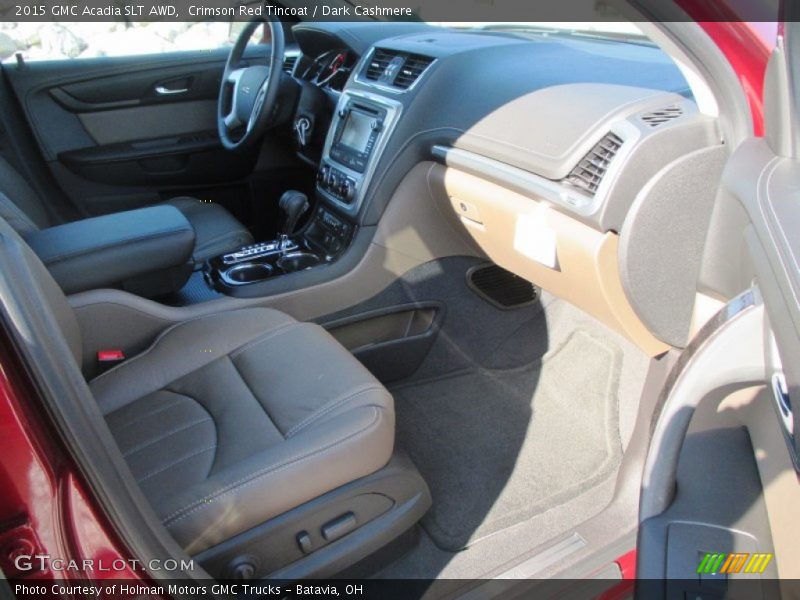 Crimson Red Tincoat / Dark Cashmere 2015 GMC Acadia SLT AWD
