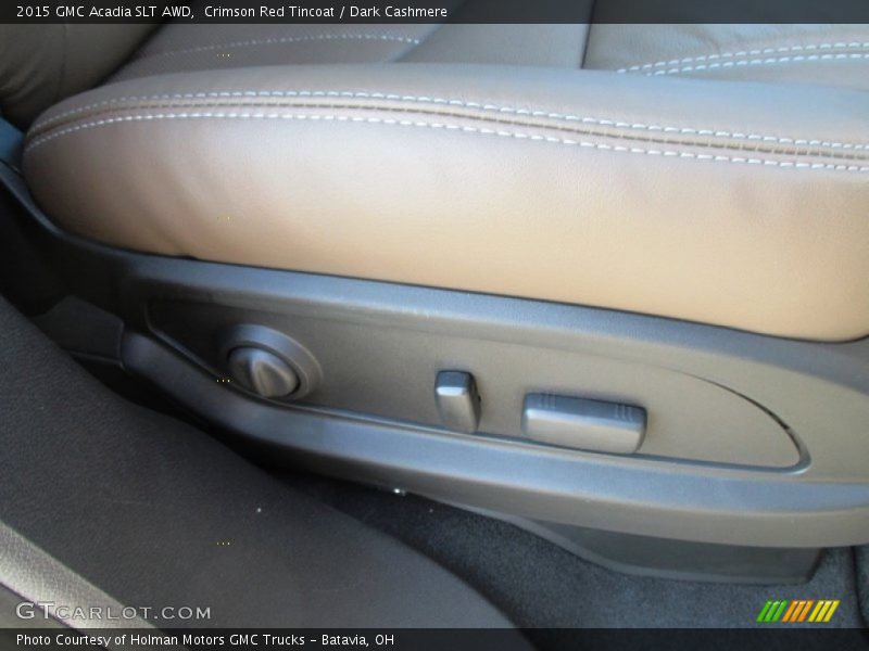 Crimson Red Tincoat / Dark Cashmere 2015 GMC Acadia SLT AWD