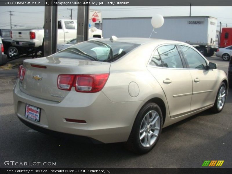 Champagne Silver Metallic / Jet Black/Titanium 2014 Chevrolet Malibu LT
