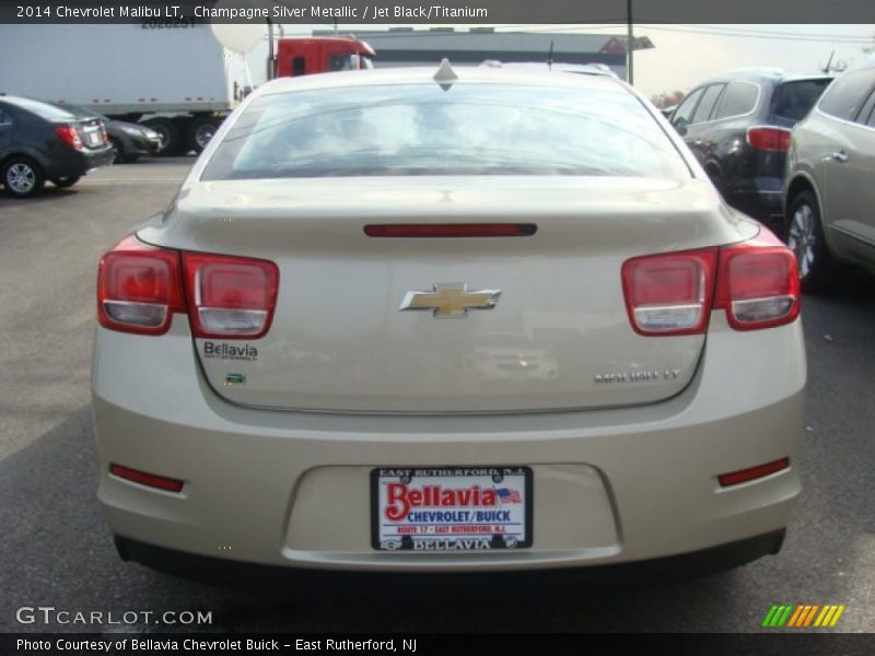 Champagne Silver Metallic / Jet Black/Titanium 2014 Chevrolet Malibu LT