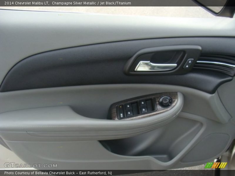 Champagne Silver Metallic / Jet Black/Titanium 2014 Chevrolet Malibu LT