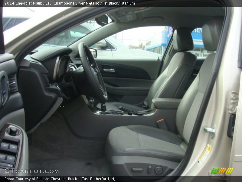 Champagne Silver Metallic / Jet Black/Titanium 2014 Chevrolet Malibu LT