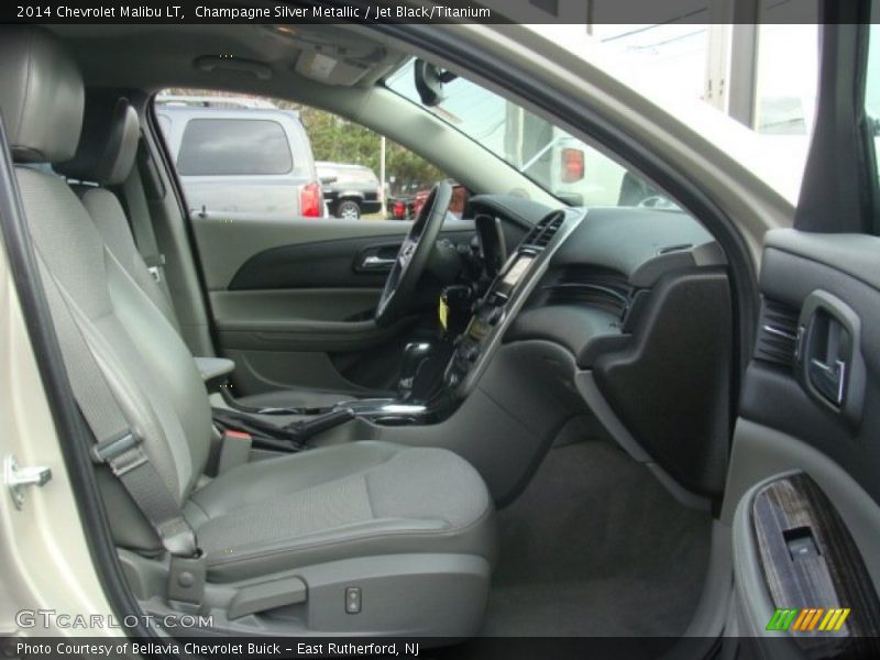 Champagne Silver Metallic / Jet Black/Titanium 2014 Chevrolet Malibu LT