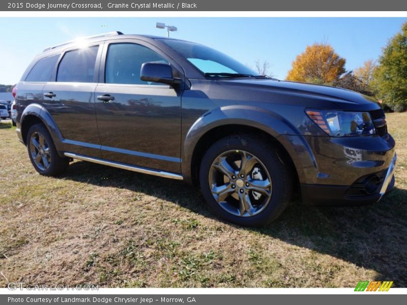 Granite Crystal Metallic / Black 2015 Dodge Journey Crossroad