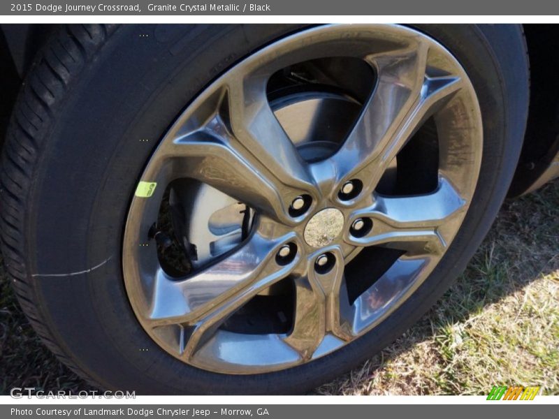Granite Crystal Metallic / Black 2015 Dodge Journey Crossroad