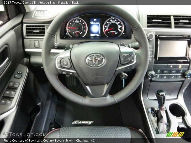 Attitude Black Metallic / Black 2015 Toyota Camry SE