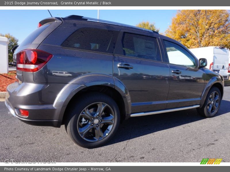 Granite Crystal Metallic / Black 2015 Dodge Journey Crossroad