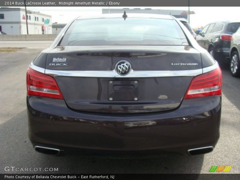Midnight Amethyst Metallic / Ebony 2014 Buick LaCrosse Leather