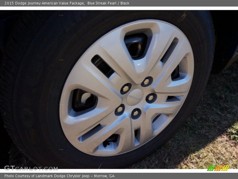 Blue Streak Pearl / Black 2015 Dodge Journey American Value Package