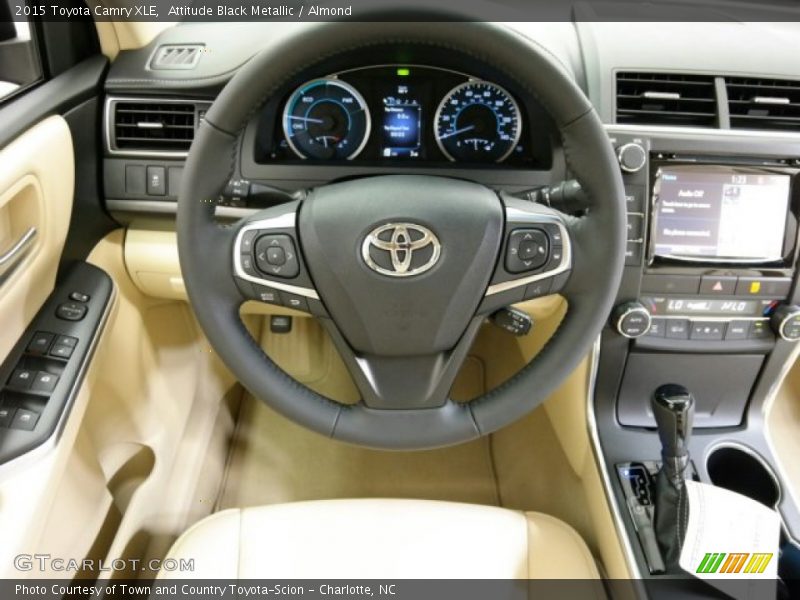 Attitude Black Metallic / Almond 2015 Toyota Camry XLE