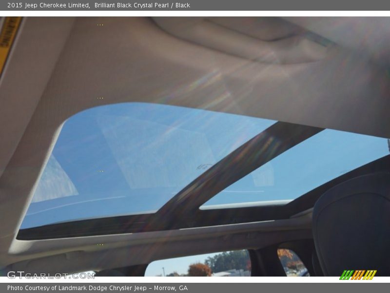 Brilliant Black Crystal Pearl / Black 2015 Jeep Cherokee Limited