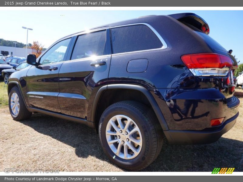 True Blue Pearl / Black 2015 Jeep Grand Cherokee Laredo