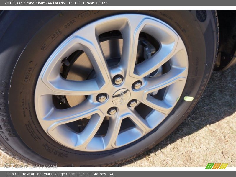 True Blue Pearl / Black 2015 Jeep Grand Cherokee Laredo
