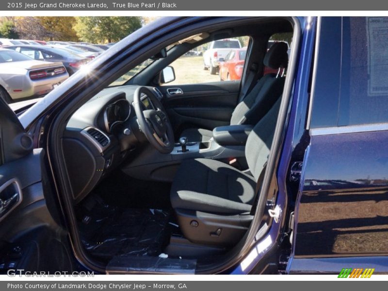 True Blue Pearl / Black 2015 Jeep Grand Cherokee Laredo