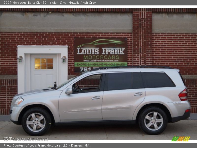 Iridium Silver Metallic / Ash Grey 2007 Mercedes-Benz GL 450