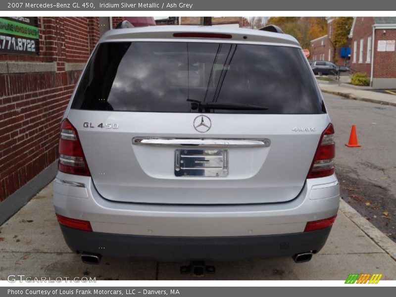 Iridium Silver Metallic / Ash Grey 2007 Mercedes-Benz GL 450