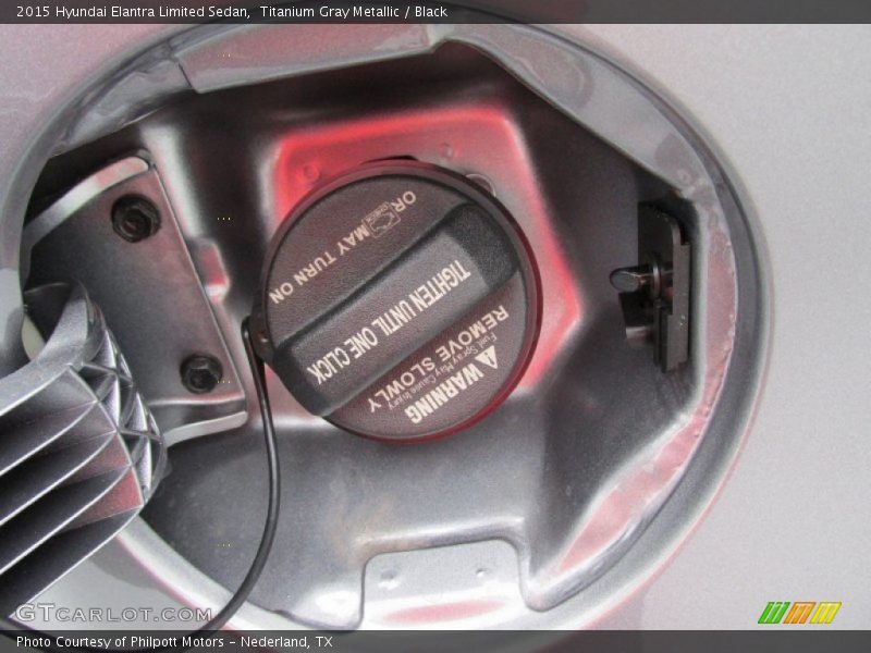 Titanium Gray Metallic / Black 2015 Hyundai Elantra Limited Sedan