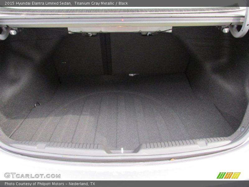 Titanium Gray Metallic / Black 2015 Hyundai Elantra Limited Sedan