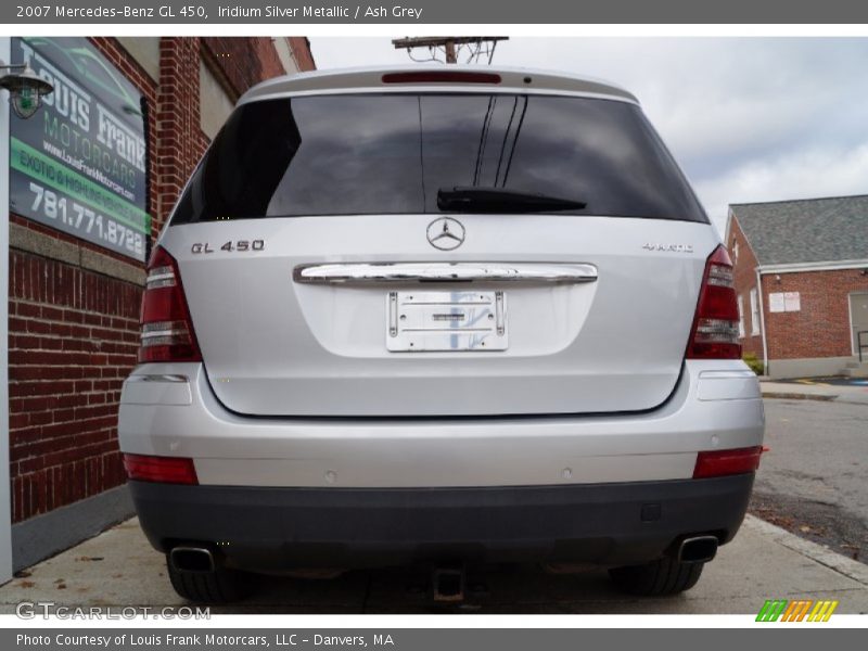Iridium Silver Metallic / Ash Grey 2007 Mercedes-Benz GL 450