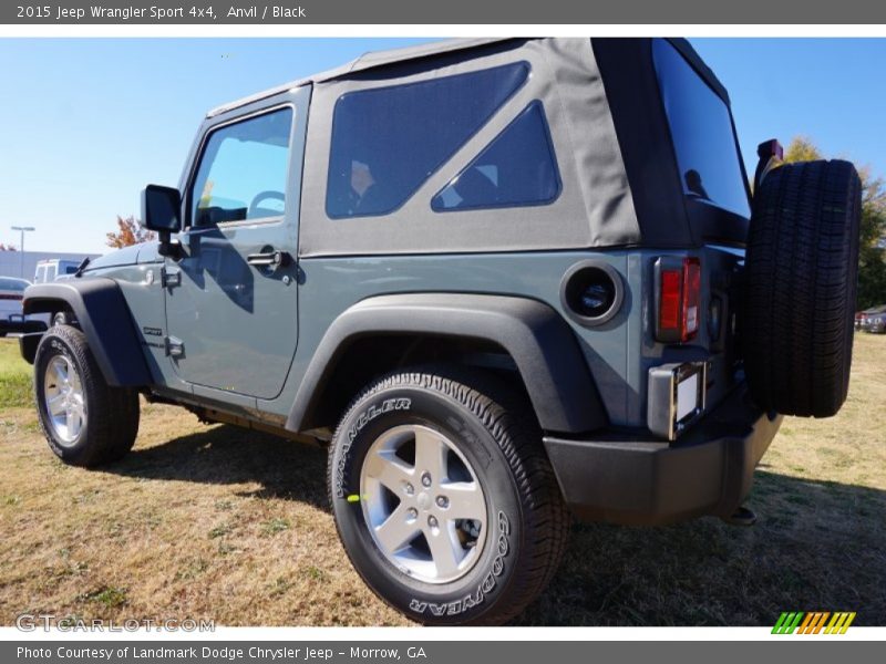 Anvil / Black 2015 Jeep Wrangler Sport 4x4