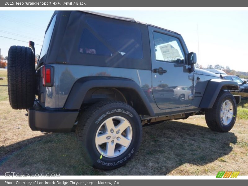 Anvil / Black 2015 Jeep Wrangler Sport 4x4