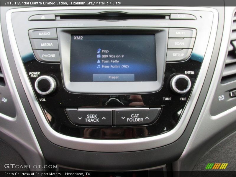 Titanium Gray Metallic / Black 2015 Hyundai Elantra Limited Sedan