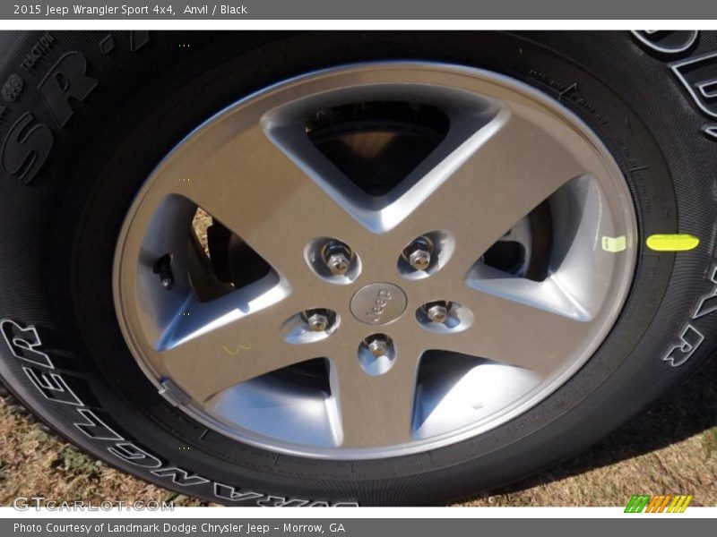Anvil / Black 2015 Jeep Wrangler Sport 4x4