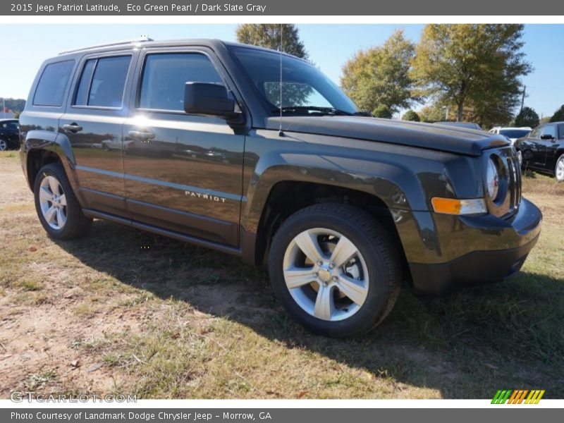 Eco Green Pearl / Dark Slate Gray 2015 Jeep Patriot Latitude