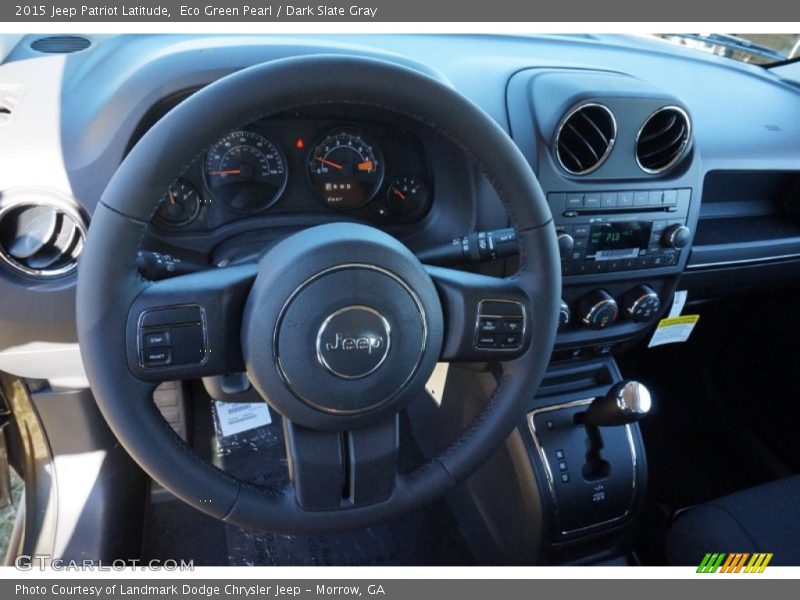 Eco Green Pearl / Dark Slate Gray 2015 Jeep Patriot Latitude