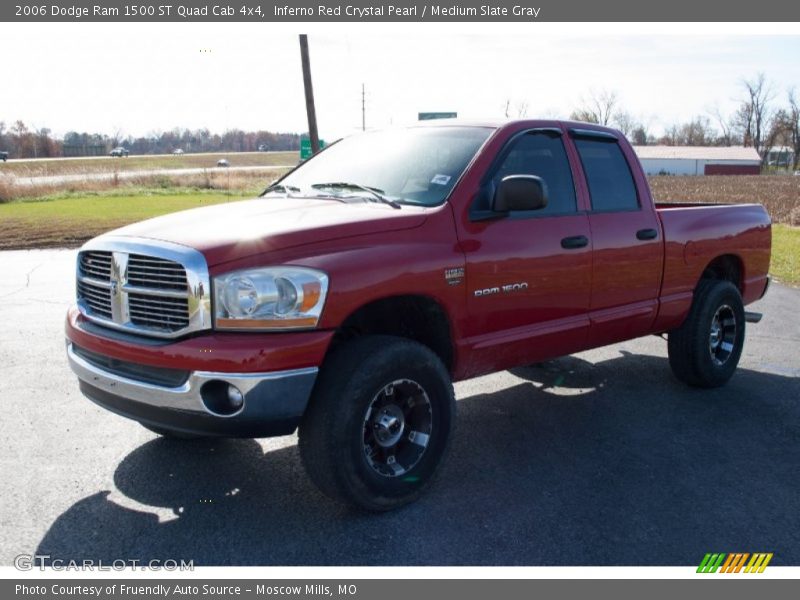 Inferno Red Crystal Pearl / Medium Slate Gray 2006 Dodge Ram 1500 ST Quad Cab 4x4