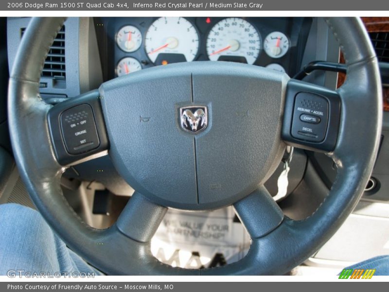Inferno Red Crystal Pearl / Medium Slate Gray 2006 Dodge Ram 1500 ST Quad Cab 4x4