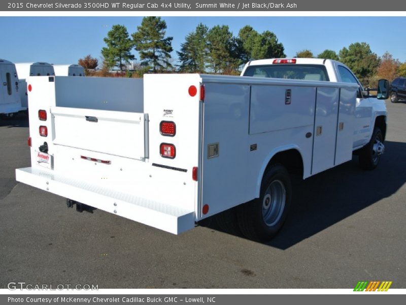 Summit White / Jet Black/Dark Ash 2015 Chevrolet Silverado 3500HD WT Regular Cab 4x4 Utility