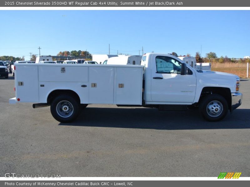 Summit White / Jet Black/Dark Ash 2015 Chevrolet Silverado 3500HD WT Regular Cab 4x4 Utility
