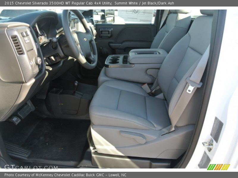 Summit White / Jet Black/Dark Ash 2015 Chevrolet Silverado 3500HD WT Regular Cab 4x4 Utility