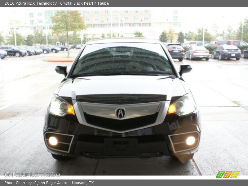 Crystal Black Pearl / Taupe 2010 Acura RDX Technology