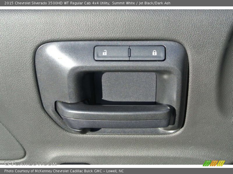 Summit White / Jet Black/Dark Ash 2015 Chevrolet Silverado 3500HD WT Regular Cab 4x4 Utility