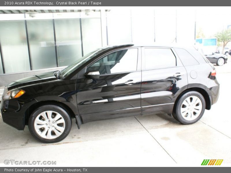 Crystal Black Pearl / Taupe 2010 Acura RDX Technology