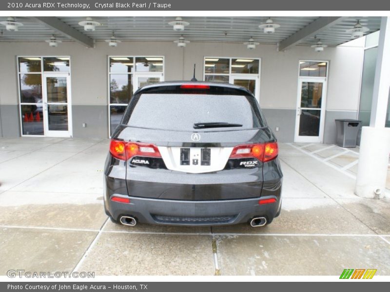 Crystal Black Pearl / Taupe 2010 Acura RDX Technology