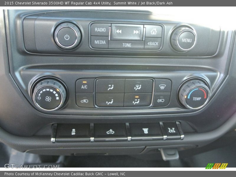 Summit White / Jet Black/Dark Ash 2015 Chevrolet Silverado 3500HD WT Regular Cab 4x4 Utility