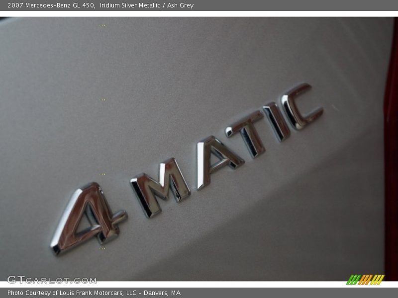 Iridium Silver Metallic / Ash Grey 2007 Mercedes-Benz GL 450