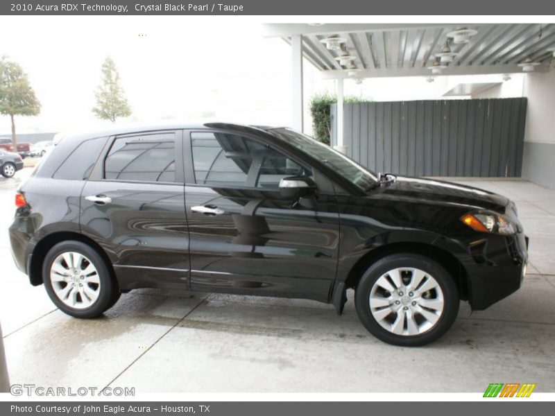Crystal Black Pearl / Taupe 2010 Acura RDX Technology