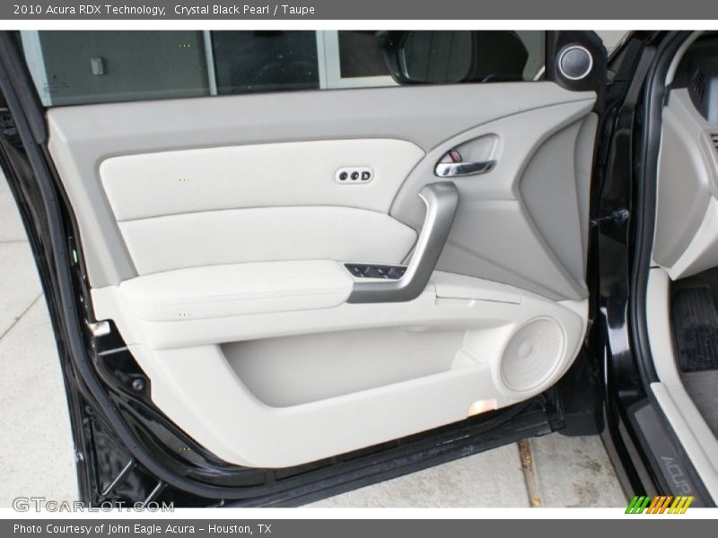 Crystal Black Pearl / Taupe 2010 Acura RDX Technology