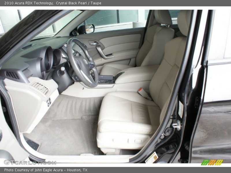 Crystal Black Pearl / Taupe 2010 Acura RDX Technology